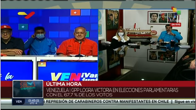 #EnVivo 🔴 | Pdte. @NicolasMaduro: A todos los candidatos ganadores les digo, cuenten conmigo para que nuestra patria recupere su desarrollo en paz por el camino de nuestra Carta Magna, que el pueblo duerma tranquilo tenemos nueva AN