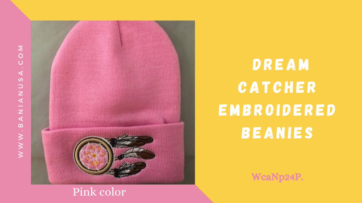 'WcaNp24P. Dream Catcher Embroidered Beanies - Pink'
wholesalecentral.com/baniantradingc…

Visit our site banianusa.com
for more information and collection

#dreamcatcherbeanies #dreamcatcher #banianusa #banianusastore #usa #fashion #caps #beanies