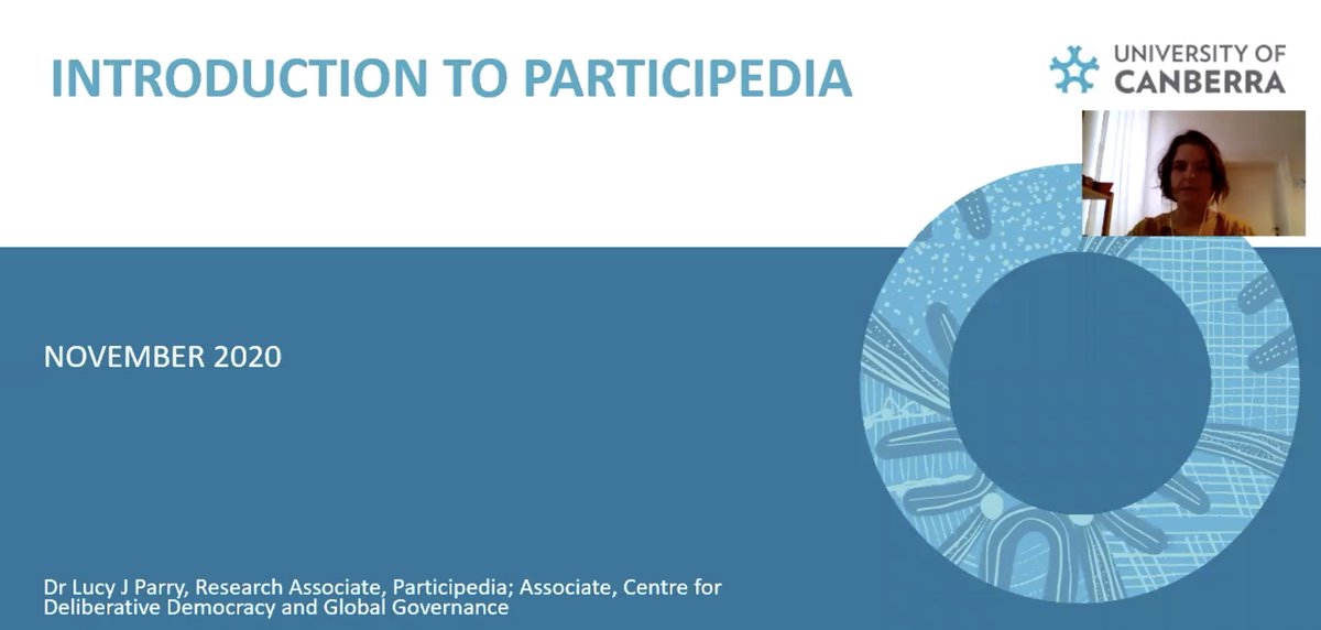 Week 11: Participedia! The lecture started with Sass & Dryzek (2014) on deliberative cultures. Then, we have a special guest, my friend  @LucyJParry, who gave us the online lecture on how to use  @participedia to study different forms of dem innovations in the world.