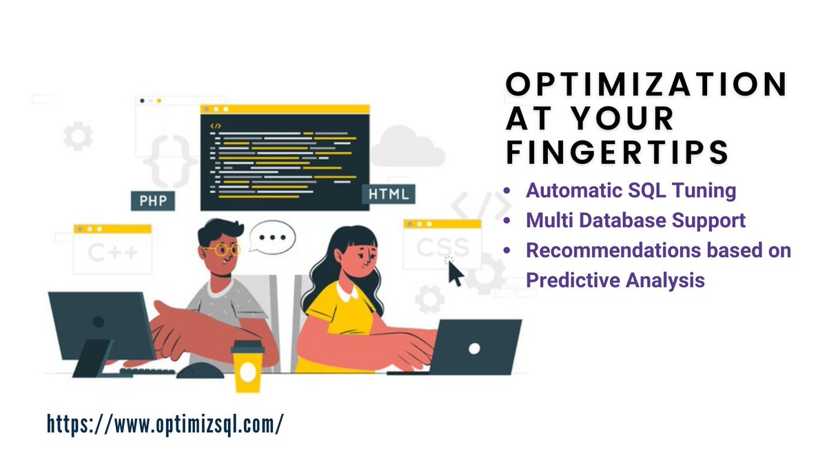 FrankCapraSQL's tweet image. With just your SQL query, we are able to provide you smart recommendations to improve your DB performance.
optimizsql.com
#programmer #technology #software #javascript #code #tech #SQLServer #DBA #Performance #Tuning #Optimization #SQLOptimization