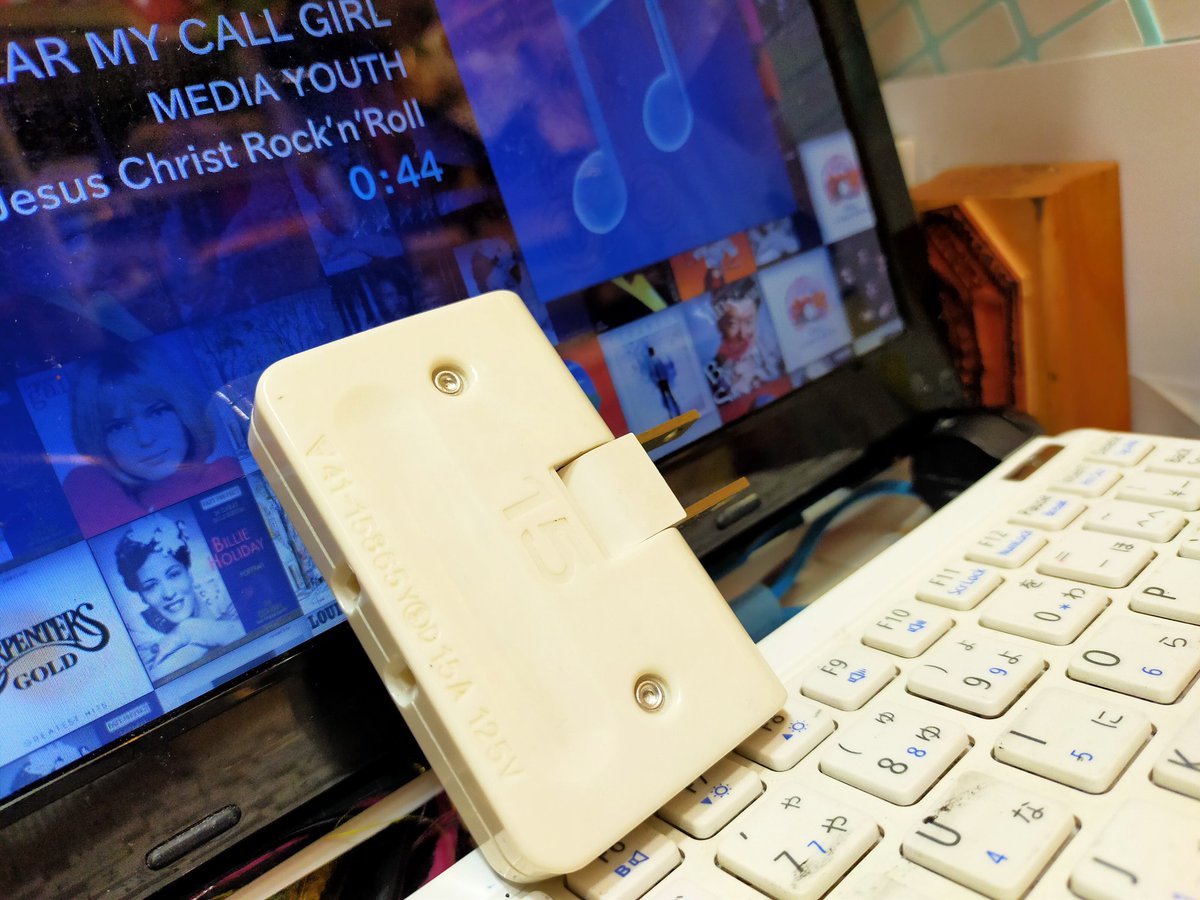 三叉コンセント買ったこのネジなら盗聴器はしかけられないな 12 07 神楽坂ねこの郵便局というなまえのお店