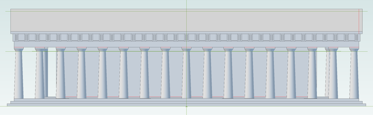 Max08013598's tweet photo. #CLST6 For my #Project4, I studied the architecture of the Parthenon, focusing on its precise proportions, symmetry &amp; elaborate refinements

I created a 3D model of it using the CAD (Computer Aided Design) software Alibre Design Expert

(Citations by tweet at end of thread)
/1 https://t.co/Cd534Alxhq