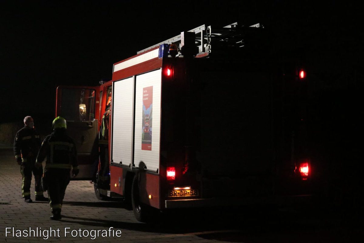 Melding gebouwbrand Torenlaan Voorhout