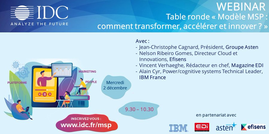 Encore une chance d'accéder au #replay du Webinar dédié #MSP  en cliquant ici : ibm.biz/IDC_MSP