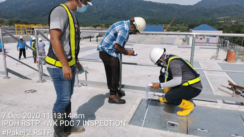 Papan2Stp's tweet photo. 07.12.2020 Indah Water Konsortium (IWK) Perak PDC 7 Inspection at Inlet Chamber Pumping Station, Secondary Screen Grit Removal Grease and Balancing Areation  Anoxic Tank. 
#Pakej2STP #PAPAN2STP #JPP #KASA #loyalsb #Ipohregionalsewagetreatmentplant
#yourfutureisourcommitment https://t.co/oWoHe9otAY