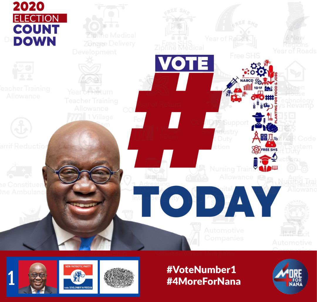 #VoteToRetainAkufoAddo
#Number1OnTheBallot