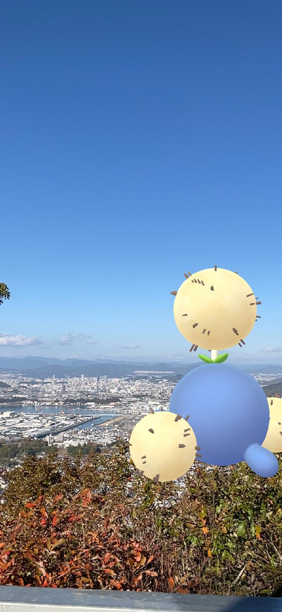 PokemonClub_HCU's tweet photo. 久しぶりのポケモンGOスナップショット
ワタッコの風任せ旅〜
#ポケモンGO 
#ポケモンGOスナップショット https://t.co/h7Ez4rO0N1
