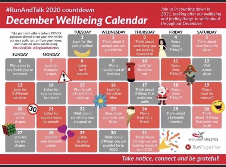 RuthKember's tweet photo. Day 7 of well-being December let’s take notice and find them triangular shapes 🔻🔺🔻
#runandtalk
@RunTogether_  @kmptnhs https://t.co/X1o5CA8wpL