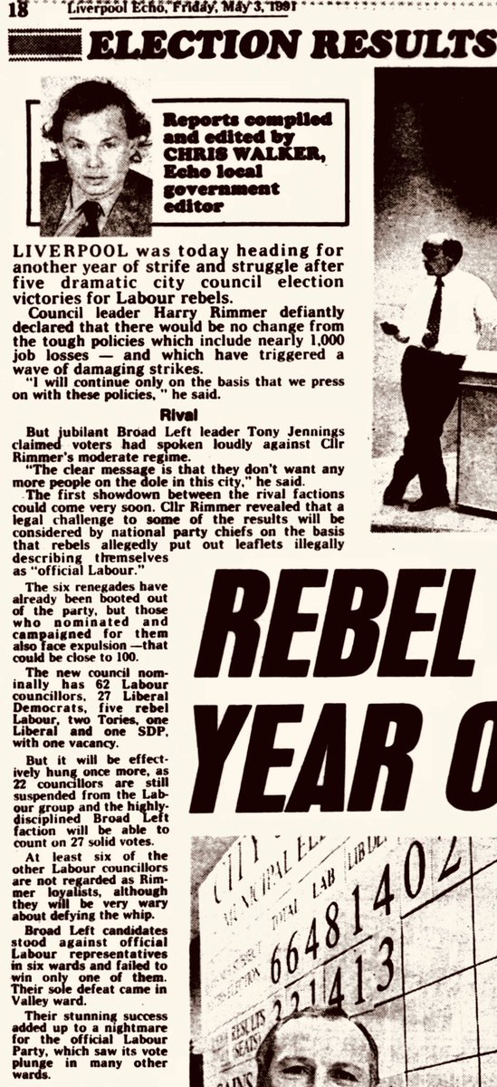 [5/5]Moreover, in 1991 Kinnock supported the 1000 real redundancies pushed through by right-wing Liverpool Labour leader Harry Rimmer.Such was the anger at this in the city, five out of six anti-cuts socialists defeated official Labour candidates at the May local elections.