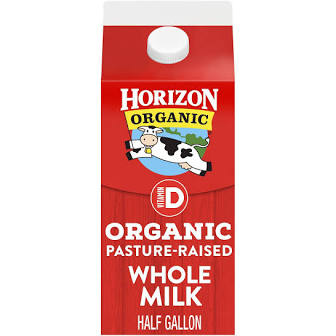 7/ But the store recorded a sale of a 1/2 gallon of organic milk, not a gallon of regular milk, and collected your money for organic milk. The store's official records are for organic milk because the barcode was miscoded.