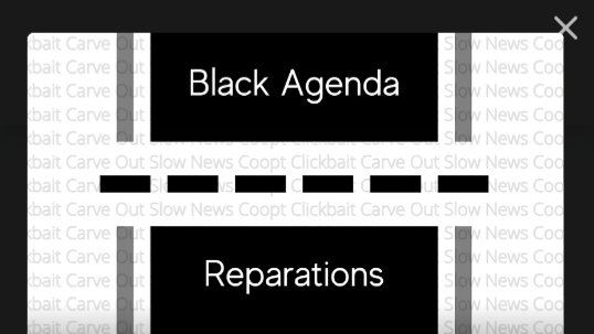 Entities and individuals of  #ADOS lineage have become entitled to using our hashtag or title for their agenda while undermining the movement. The ADOS movement is tied to our lineage through a reparations claim. But there is a two-fold foundation of the  #ADOS movement. 