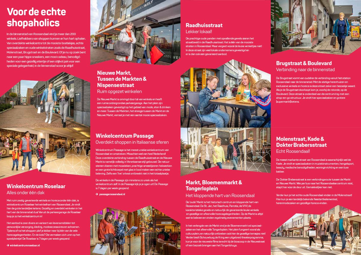 Aan het eind van de zomer heb ik een mooie opdracht mogen doen voor Binnenstad Roosendaal. De eerste foto's verschijnen al in diverse uitingen.
In opdracht van IBIZZ - Creative &amp; Digital bureau.