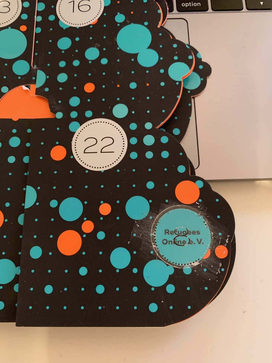 horsthoeck's tweet photo. Anstelle von Schokolade, mal eben was gutes getan. Heute RefugeesOnline. #25daysofgood @Teradata_de https://t.co/FK6H0dhpCr