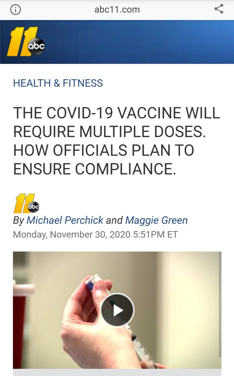 4) We're being told that we'll require at least two doses of a Covid vaccine and still have to wear masks and socially distance after receiving them.