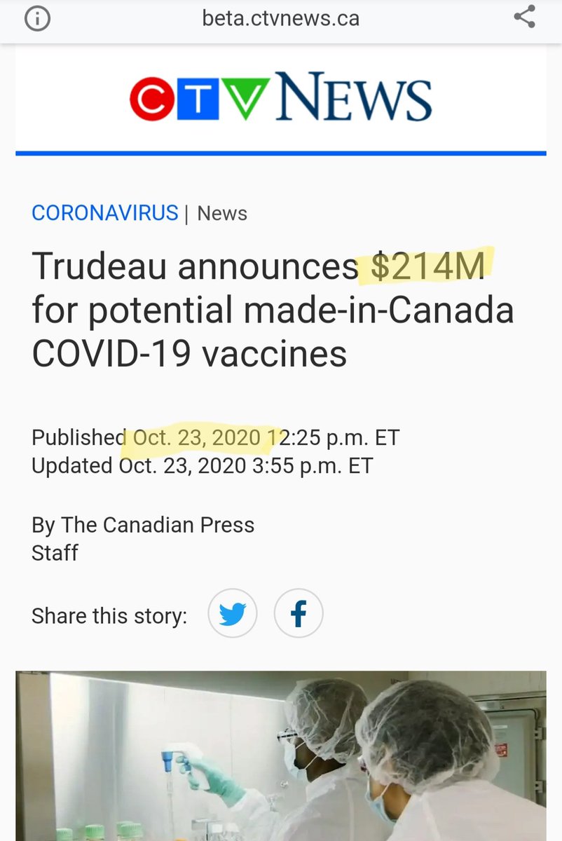 7) Think of the amount of money that has been spent in the last 12 months in order to rush an experimental mRNA vaccine through trials for a virus with a 99.7% survival rate. Canada alone has contributed billions towards Covid-19 already.