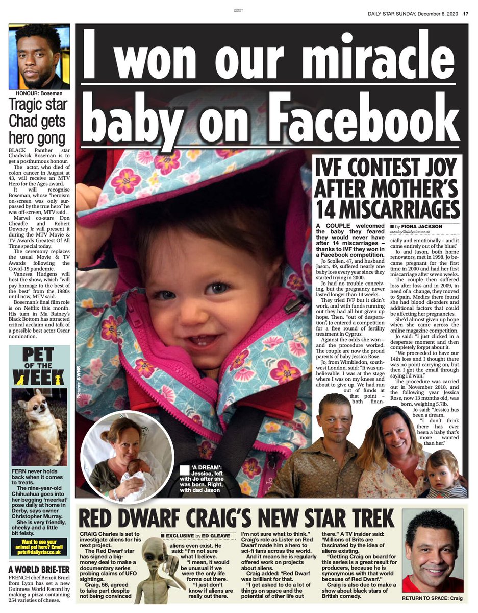 EXCLUSIVE in <a href="/DailyStarSunday/">Daily Star Sunday</a> - A couple finally welcomed their miracle baby after 14 miscarriages - when they won IVF in a competition on Facebook