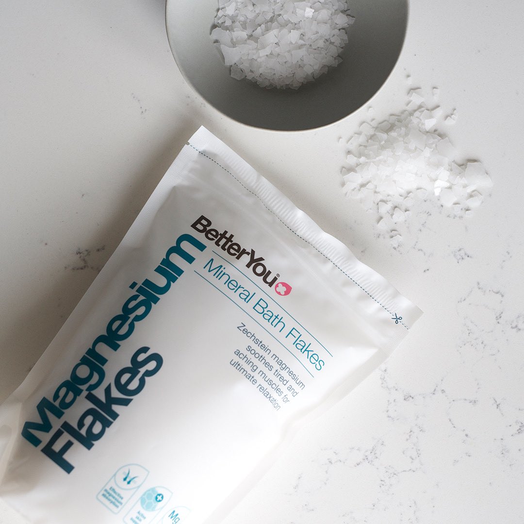 Be better with <a href="/betteryou/">Better You - Health</a> Magnesium Bath Flakes!

A sprinkle of these bath flakes will help soothe tired and aching muscles - providing the ultimate relaxation.💆

#healthandbeauty #skincare #beauty #healthylifestyle #health #healthandwellness #makeup #healthyskin