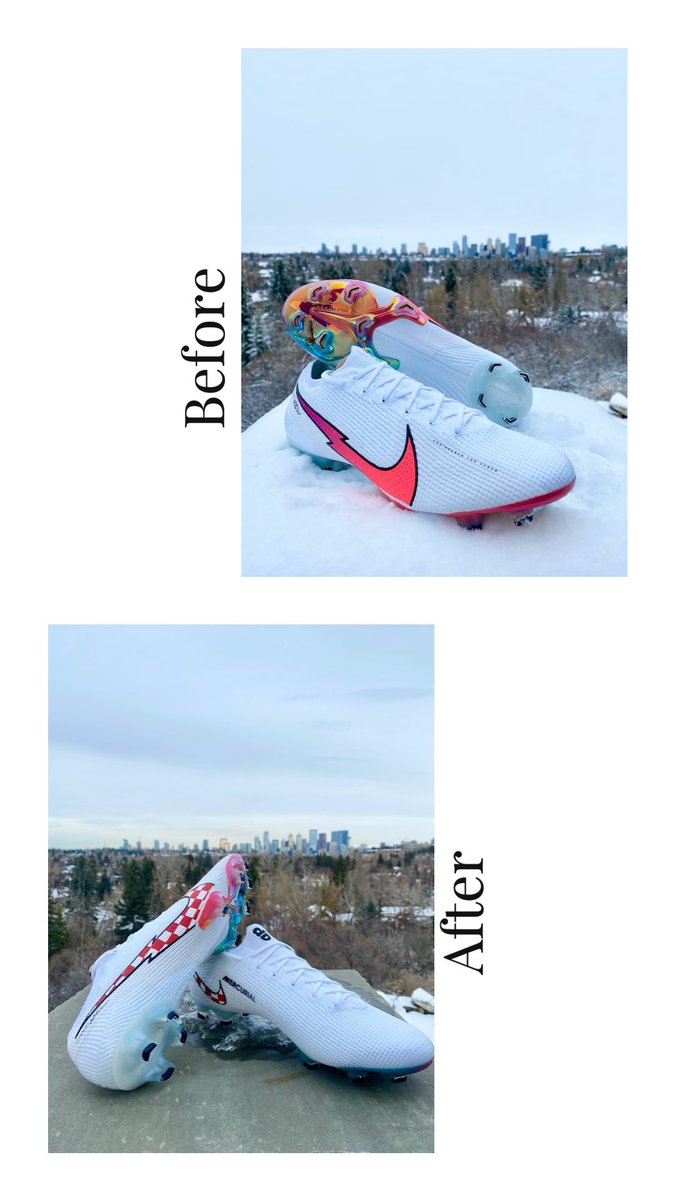 stay__groovy's tweet photo. Before and afters of some custom shoes done by @stay__groovy ! #customshoes #customshoescalgary #yycshoes #shoeart #painting #yycart #nike #customnikes #groovyshoes #calgaryshoes #smallbusiness #localbusiness https://t.co/sSQUZdKqF1
