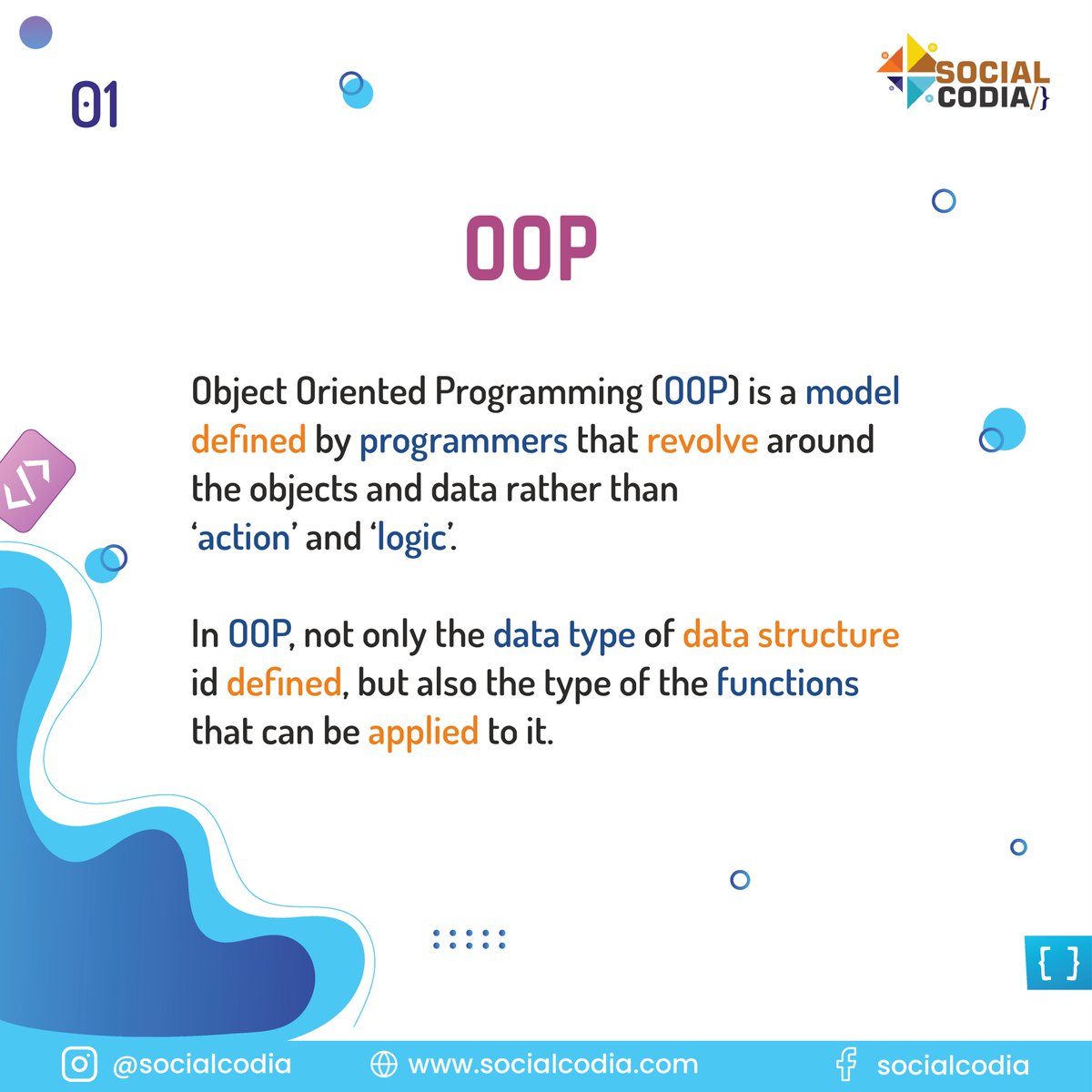 SocialCodia's tweet photo. What is OOP? #SocialCodia
Don't forgot to retweet. 😎
#server #https #coding #www #url #programming #programminglife #programminglanguage #ajax #developers #webdeveloper #softwaredeveloper #webdevelopment #firewall #hacker #datascience #computerscience #dev #oop #html #hooks https://t.co/gQ5WoY6nUY