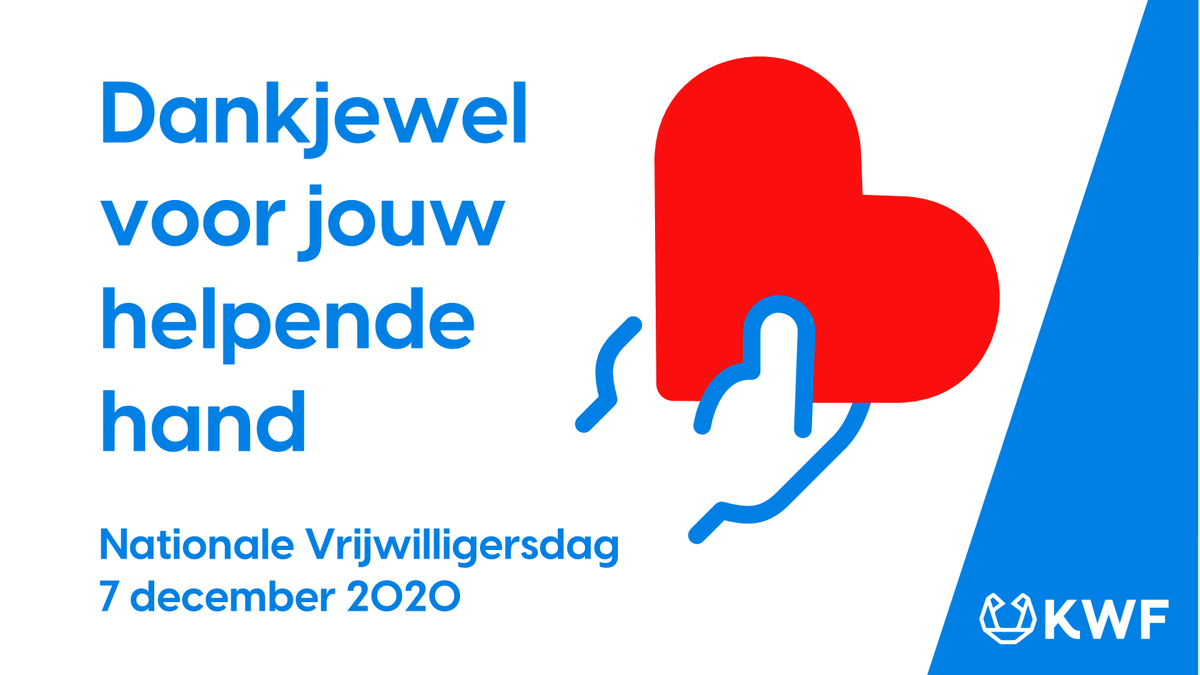 kwf_nl's tweet photo. Vandaag is het Nationale Vrijwilligersdag! Aan al onze vrijwilligers &amp; actievoerders: dankjewel, voor de helpende hand die jij uitsteekt. Naar al die mensen die met kanker te maken krijgen. Samen maken we het verschil. #vrijwilligersdag #kwf #kwfkankerbestrijding #vrijwilligers https://t.co/jJLaNip538
