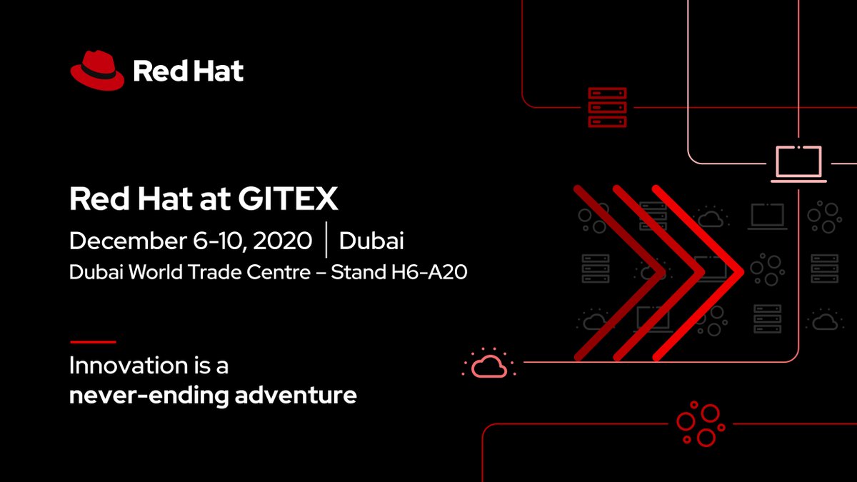 RedHatEvents's tweet photo. There’s a lot to explore at #GITEX this year. Don't fret if you didn’t make it to every demo pod in the Red Hat stand. You can interact with #RedHat virtually via #GITEXPlus: https://t.co/UH4qxy9L5B https://t.co/9alLehW1yb