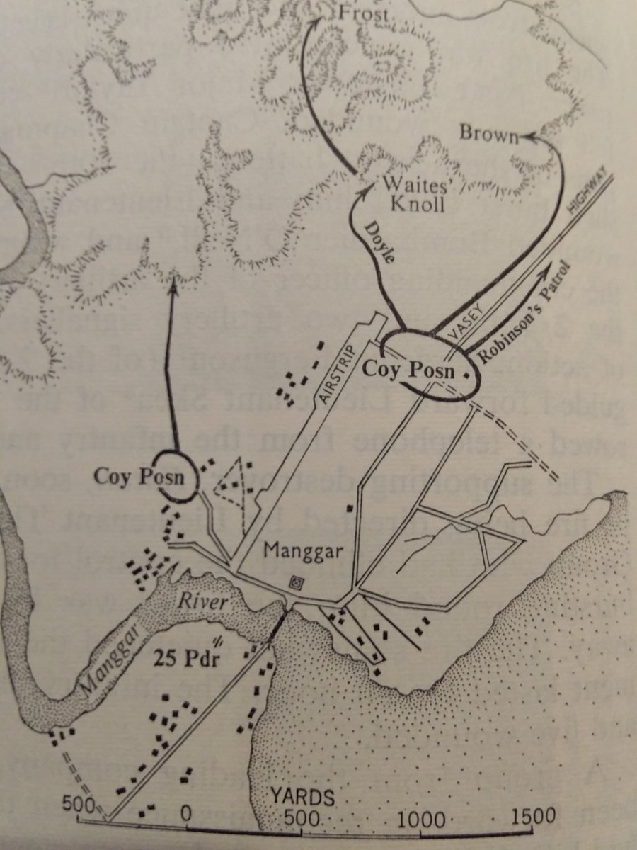 8. A single 25 Pounder was brought forward under Sgt Kelvin 'Fatty' Palmer MM (with a crack crew of the 2/5th Fd Regt that had been commended as early as Buna in 1942) They engaged in a sniping duel, taking out the crews of both enemy guns. It took them 178 rounds.  #WeHaveWays
