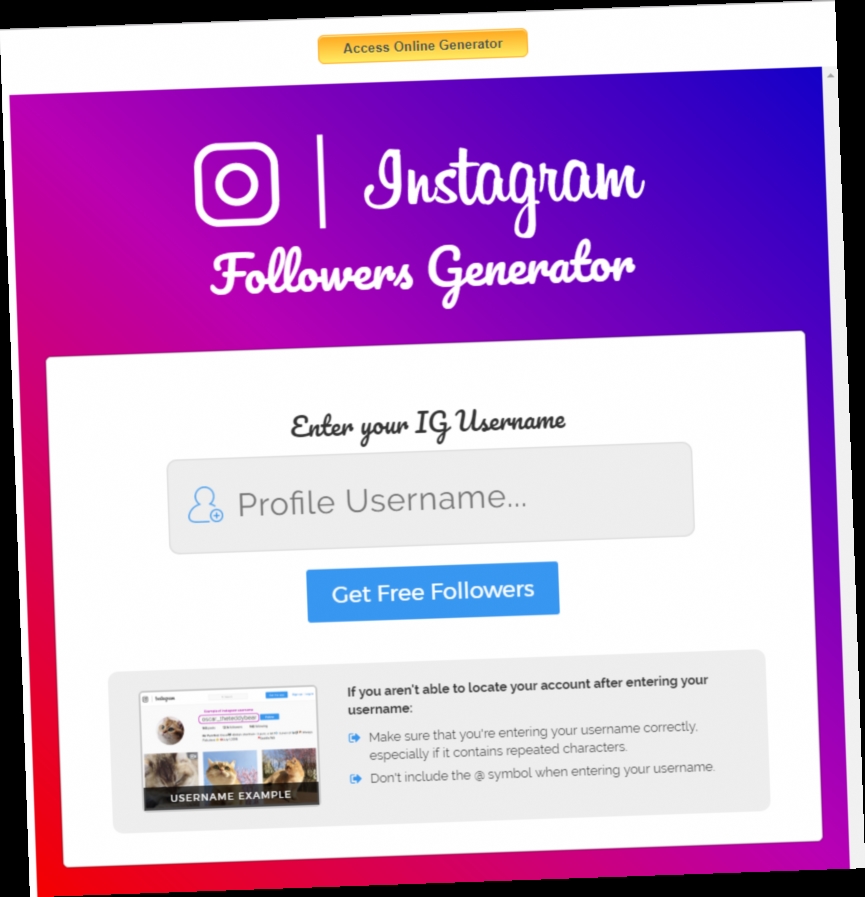 instagram hack followers without human verification / Twitter