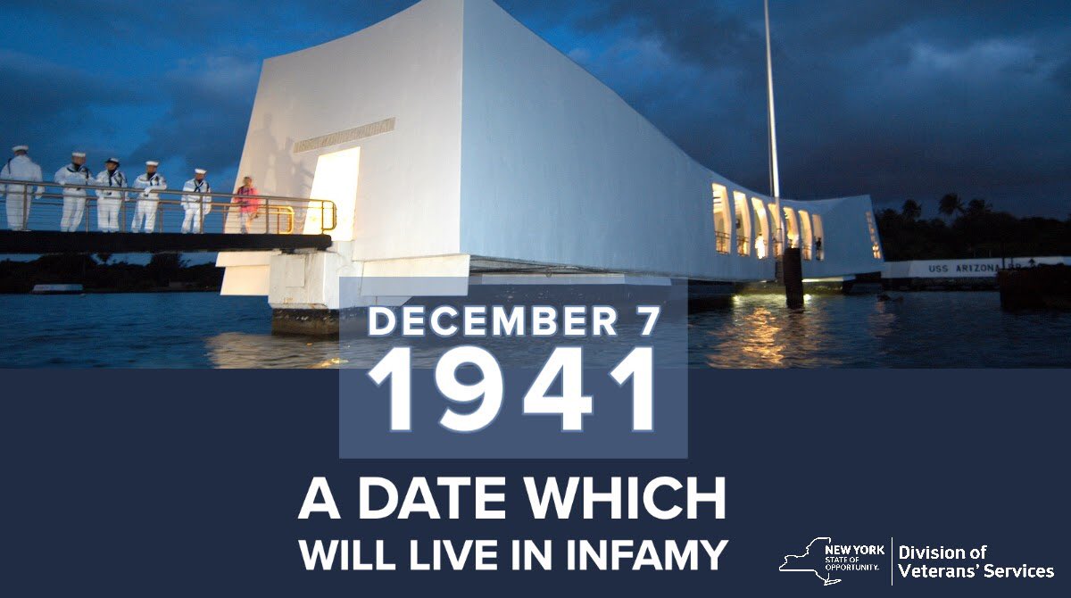 79 years ago today, the attack on #PearlHarbor occurred. Over 2,400 servicemembers & civilians lost their lives on this day. We can never fully repay this debt. Thank you for your service & your sacrifice. It will not be forgotten.