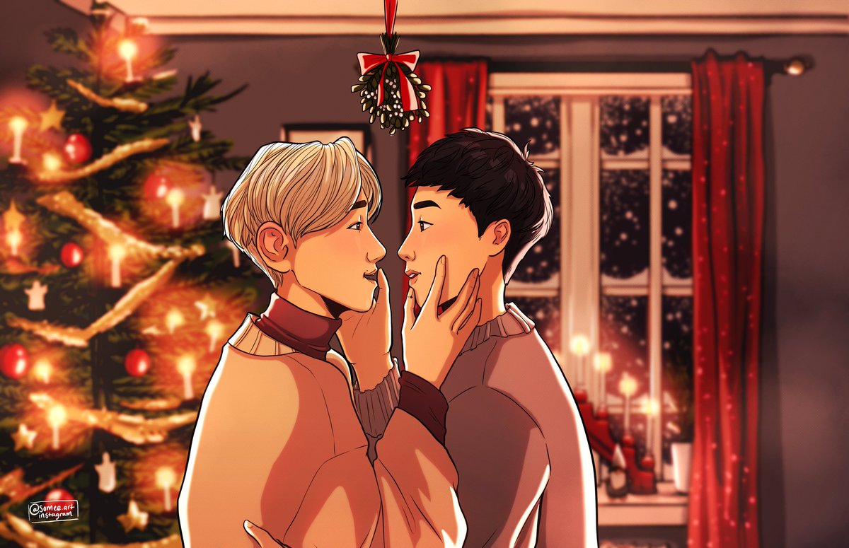 Here’s xiubaek under the mistletoe. pic.twitter.com/Lq36KAJHJP. 