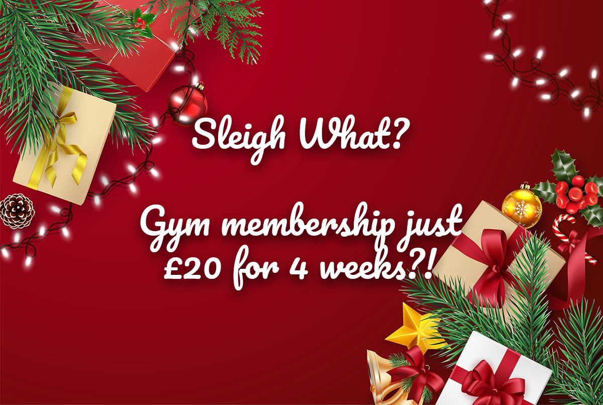 Sleigh What?

Gym membership just £20 for 4 weeks?! 

That's going on my Christmas list 🎅✔

Find out more 👉bit.ly/39PiKhh

#christmas #festive #gym #fitness #workout #acornshealthfitness #lordswood #chatham #medway #kent #membership #jointoday #xmas #christmaslist