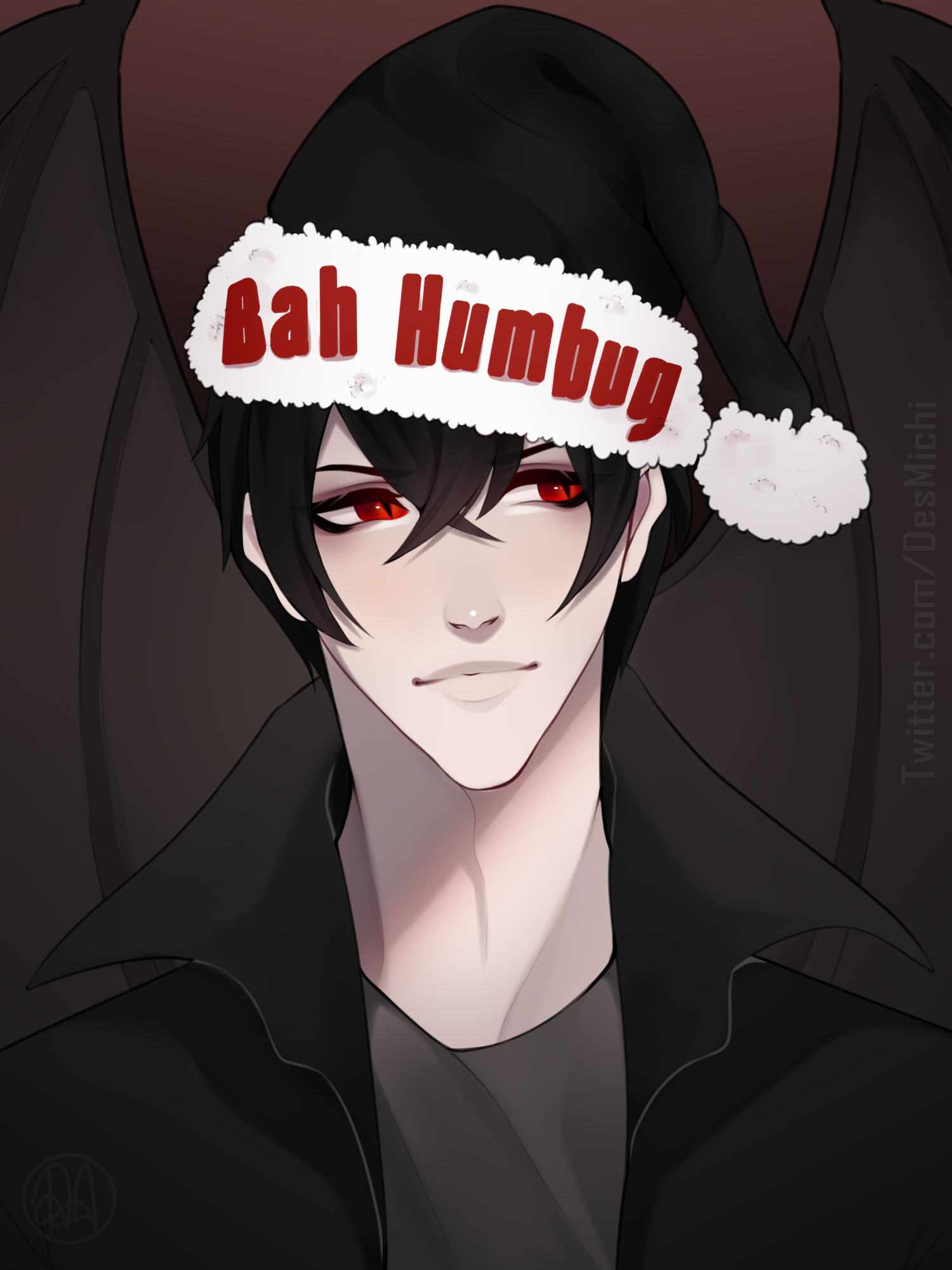 🎄jingledart🎄 on X: (OC) it's him, my serious edgy boy   / X