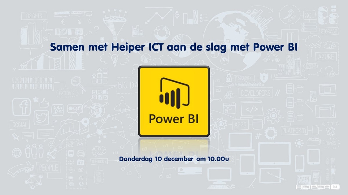 Wil jij ook aan de slag met Power BI, maar weet je niet goed waar je moet beginnen? Volg dan het webinar van @pvanwoerden en Mark Koele over Power BI. Aanstaande donderdag 10 december om 10 uur!

Meer info &amp; aanmelden (gratis): bit.ly/3mSczfZ

#webinar #mkb #powerbi