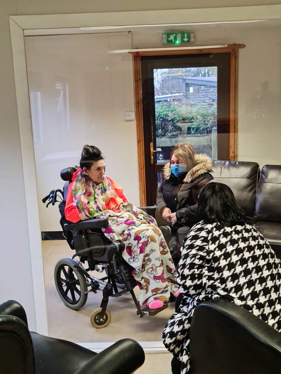 StocksHall's tweet photo. Up next we have our #StocksHall #StHelens Home's new #VisitingPod with its first family using last Friday afternoon! We have had such lovely feedback from families... a few steps closer to normality! https://t.co/LE2mchMVaJ