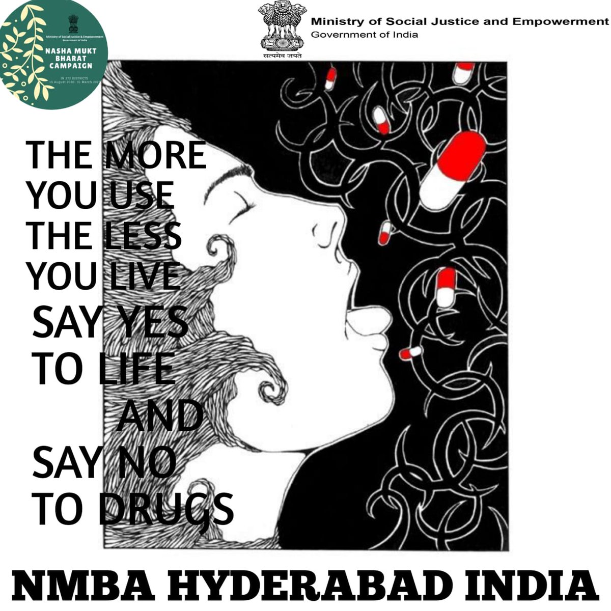 Shareen_Mehnaaz's tweet photo. With @NMBA_MSJE
#NashaMuktBharatAbhiyan #NashaMuktBharatAbhiyanHyd
#Hyderabad #Telengana #Kurnool #andhrapradesh #NMBA #NMBAH #hopefordope #SayNoToDrugs https://t.co/w3hNXNjmG5