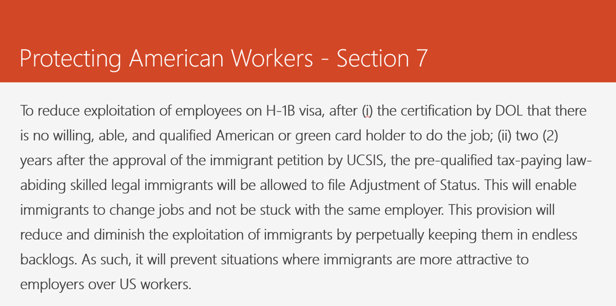 varadsakhalkar's tweet photo. Senate amended HR1044 has the strongest provisions to stop H1B abuse. #passHR1044 https://t.co/DAObT2J744