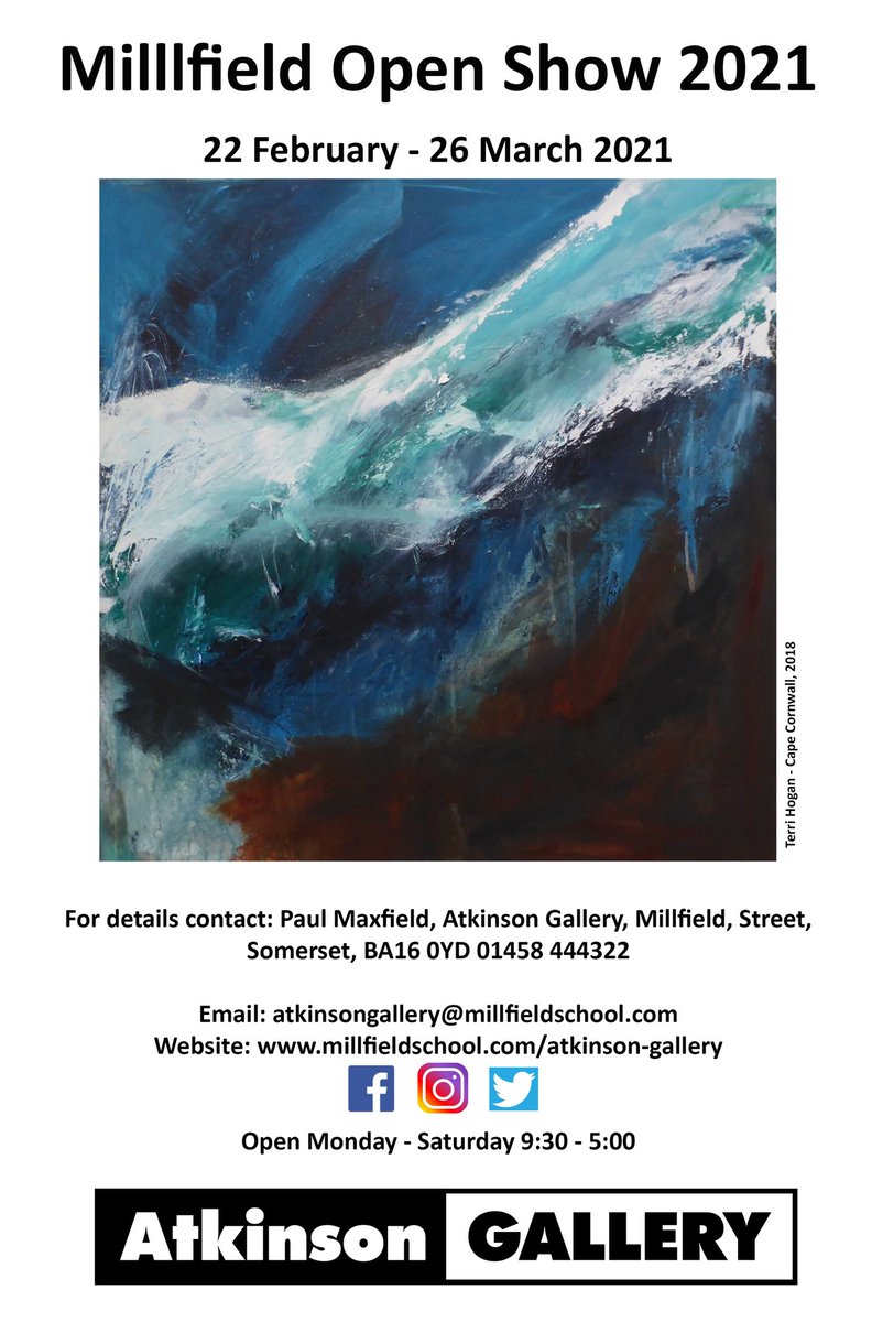 GalleryAtkinson's tweet photo. Visit our website to enter the Millfield Open Show 2021!

#art #ArtistOnTwitter #gallery #exhibition 
https://t.co/e4hpgFgvRU https://t.co/Swud5pGiOY