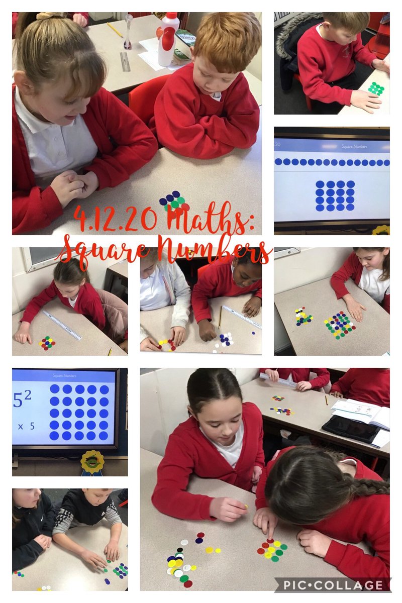 OakfieldY5's tweet photo. Wow! A great introductory lesson on square numbers. Well done Year 5! ⭐️ https://t.co/1yVbxbAwEO