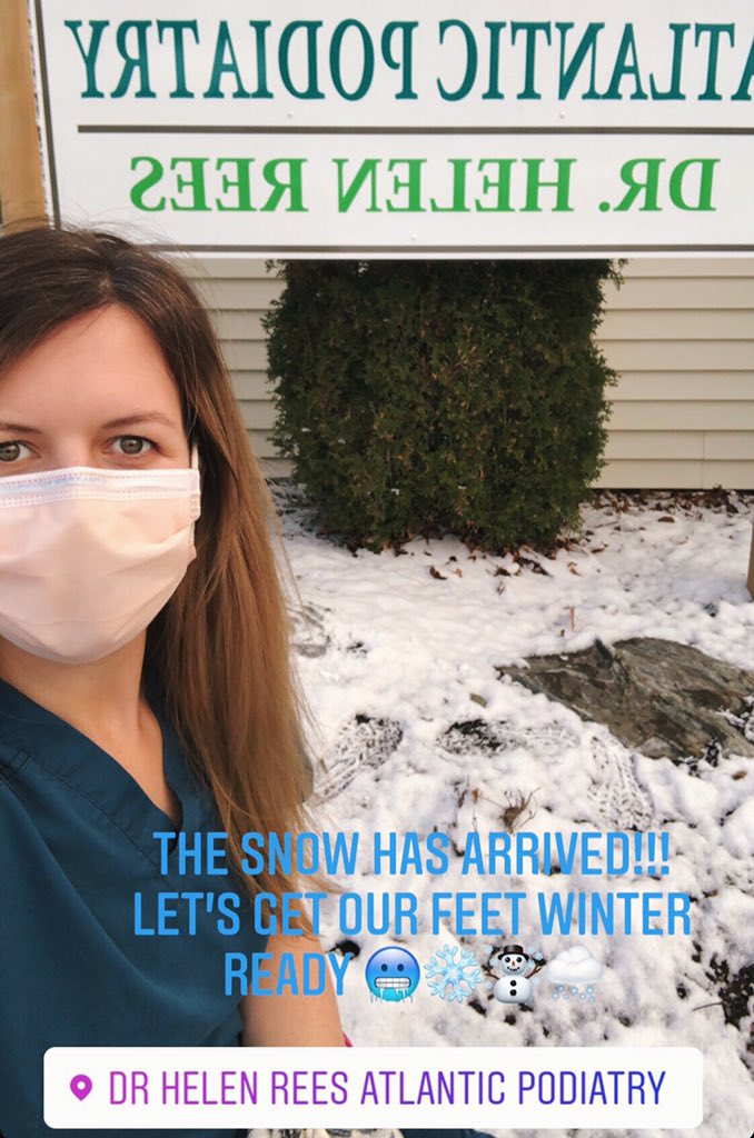 Snow has arrived !!! Make sure you take care of your feet. Get out your wool socks and winter boots out. Remember to moisturize your feet daily to prevent cracks. Have fun in the snow everyone. Stay safe ❄️☃️🌨