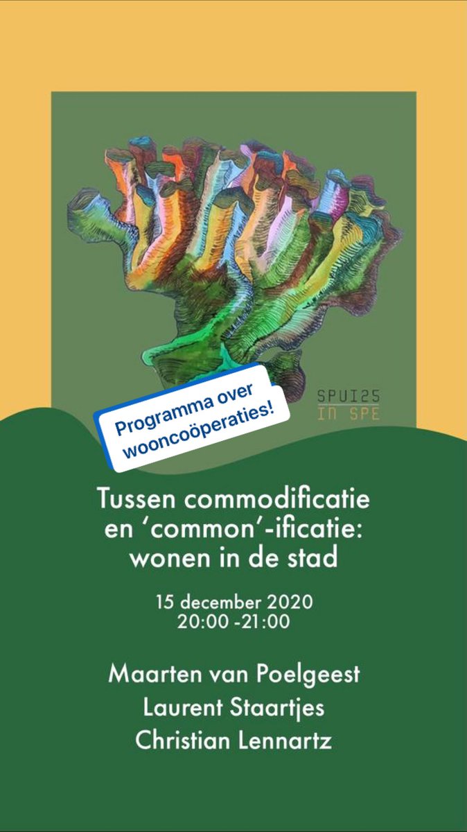 Wij organiseren samen met @SPUI25 dit evenement!