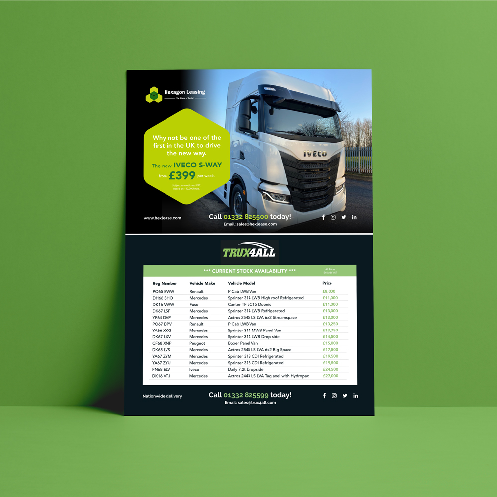 trux4all's tweet photo. Don't miss our latest advert in Commercial Motor 🚛 Call us today on 01332 825599 for our latest stock availability. #trux4alloccasions #lowcostvehicles #fleet https://t.co/r6z1qUK7r4