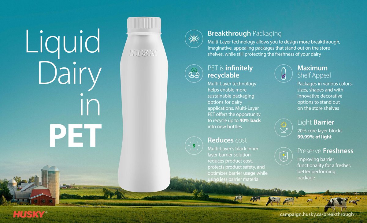 HuskyIMS's tweet image. Multi-Layer's black inner layer barrier solution reduces cost, protects product safety, and optimizes barrier usage while using less barrier material.

✅ BREAKTHROUGH with Multi-Layer packages: bit.ly/348Q5Rh 

#breakthroughpackaging #Multilayer #packaging