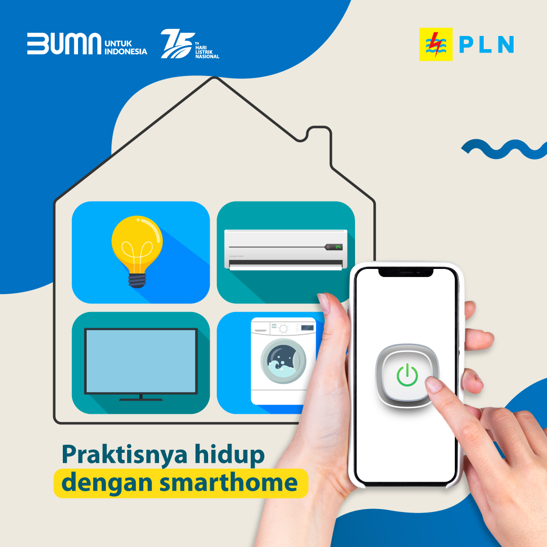 pln_123's tweet photo. Electrizen, kebayang enggak kalau lampu, AC, dan peralatan listrik rumah lainnya bisa diakses melalui HP? Praktis banget pastinya! https://t.co/rbFdvta5Hw