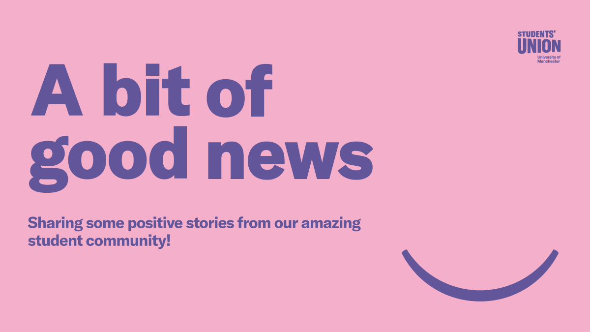 ManchesterSU's tweet photo. We know it hasn't been an easy year for students so we'll be sharing some positive news stories across our channels from our amazing student community!

From volunteering to setting up support groups, feedback, fundraising and more!

Follow this thread to hear more 👇👇👇 https://t.co/2P1Euwmdi9