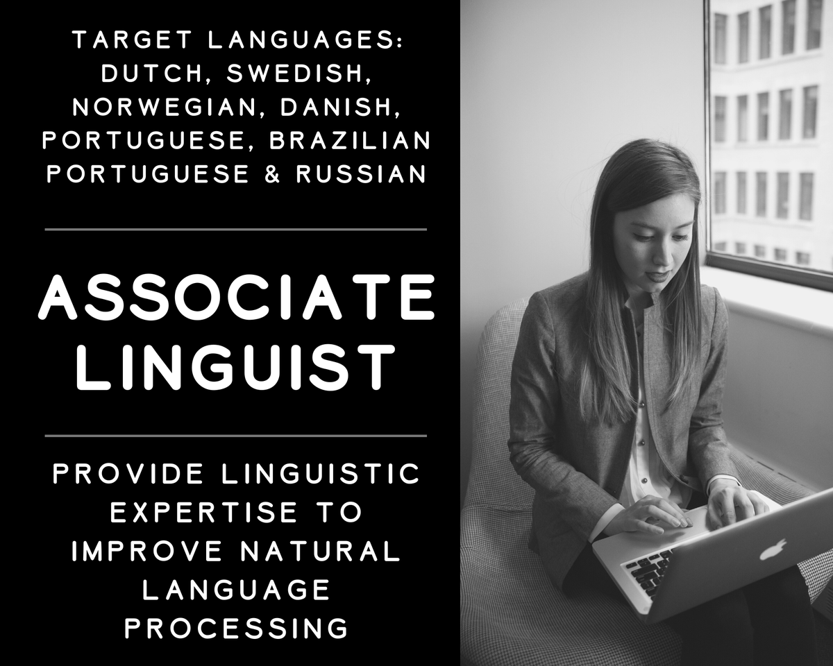 Our #Krakow team is looking for Associate Linguists! Apply today: ow.ly/b3i250CBWHd

#lifeatlionbridge #wearehiring #translationjobs #dutch #swedish #norwegian #danish #portuguese #brazilian #russian