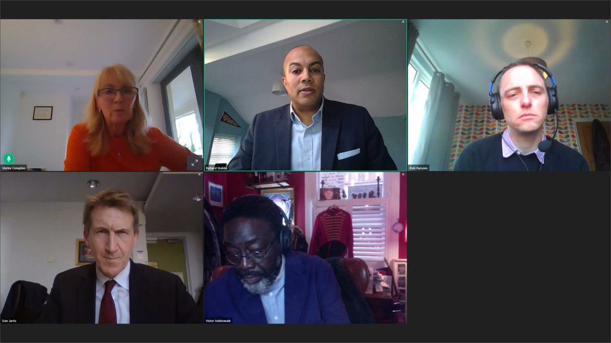 A great panel line up to conclude today's #YHealth4Growth webinar, featuring @richarddstubbs @ShirleyCongdon @Voa1234 @DanJarvisMP and chaired by @RobParsonsYP, discussing the role of health in driving economic renewal and inclusive growth in the wake of the COVID-19 pandemic.