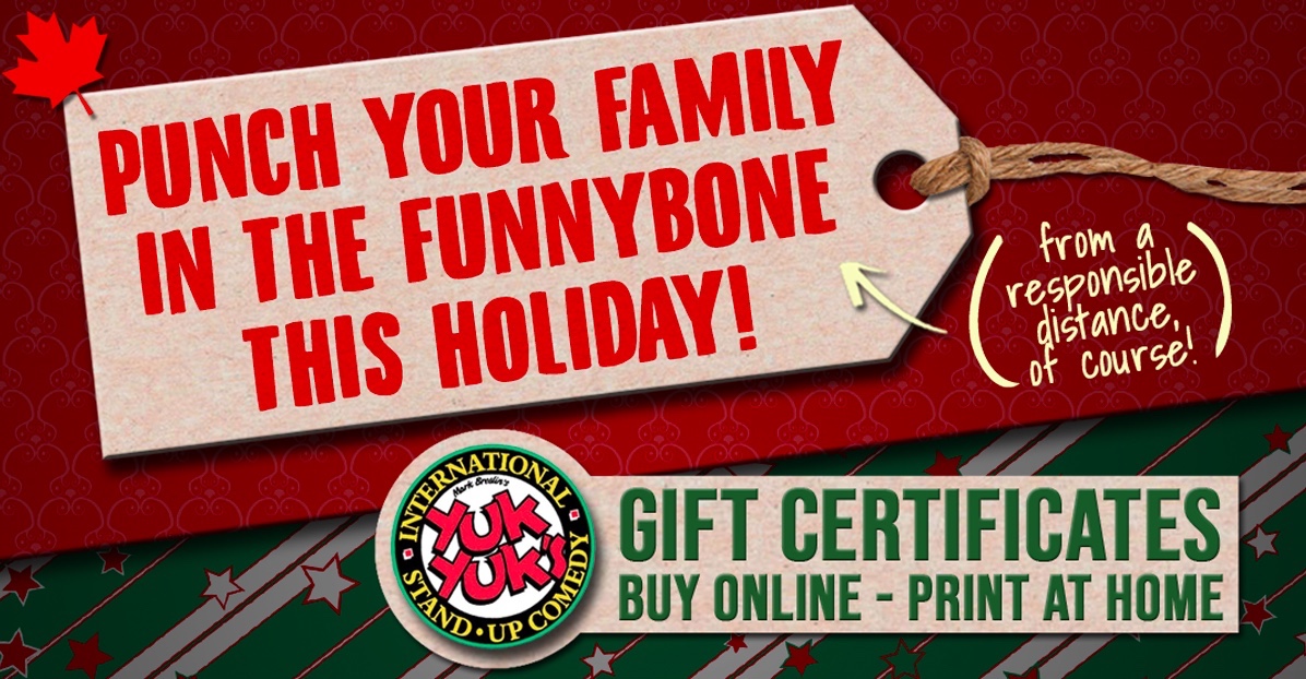 yukyuks's tweet photo. CONTEST ALERT: 3 ways to qualify to win a gift cert for 2
1) Retweet
2) Share tweet to your story
3) Tag a friend
*or do all 3 for an extra chance to win*
Winner will be selected on Dec 14
Buy Gift Certs @ https://t.co/8bxo5NJM5r
#Contest #Win #SupportCanadianBusinesses https://t.co/Tg5Xat642R