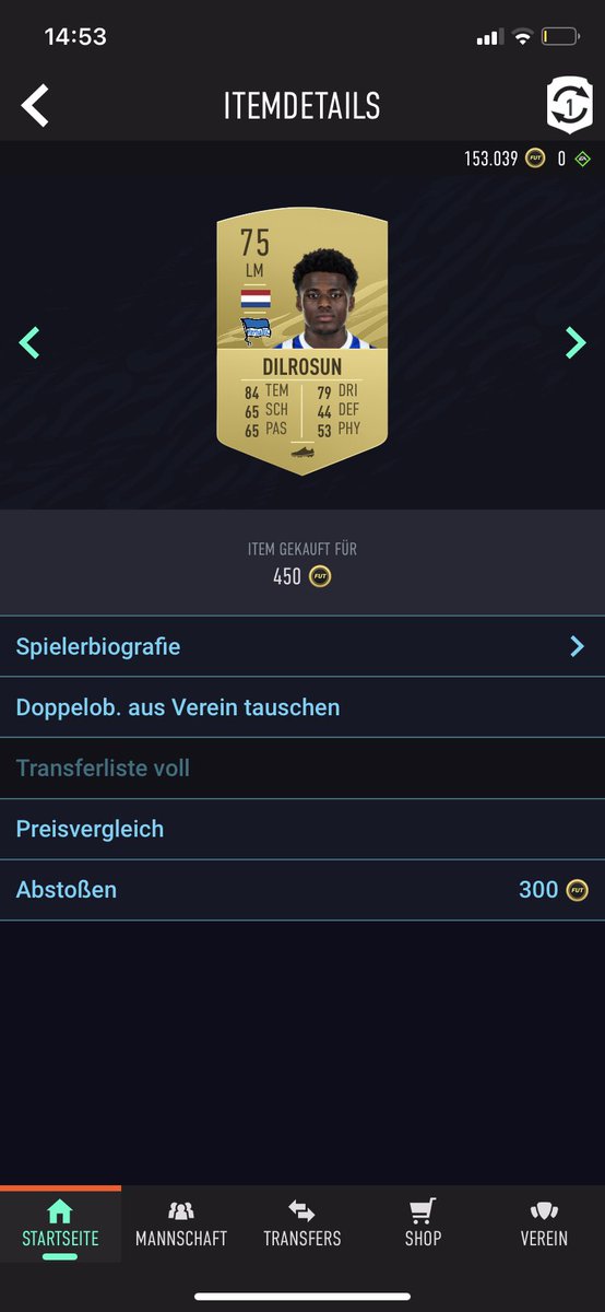 Players are selling crazy fast right now buying during the night instead of the morning really saved me some coins today Another highlight Dilrosun 450 —> 1000