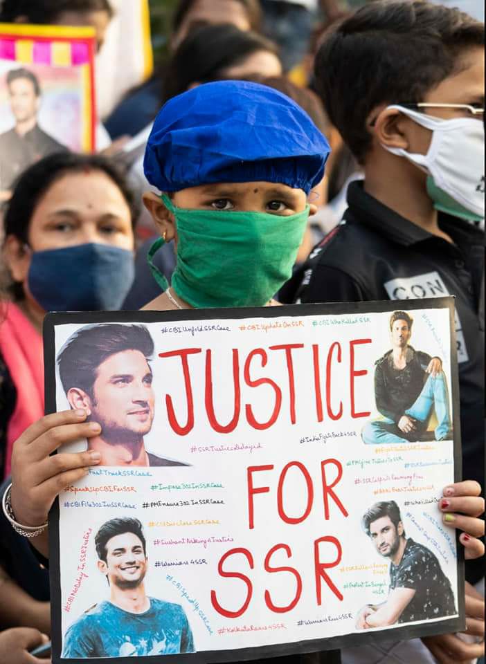 IamChaitali321's tweet photo. Dear @PMOIndia, @HMOIndia 

Can U pls see dis li'l girl from Kolkata raising voice for Sushant

Her innocent eyes r itself explaining sumthing vry wrong happened wid Sushant ,so dt she is demanding justice for hm

Hw long we need to wait to get justice?

#ModiJiSSRJusticePending https://t.co/0kOVlIPZvE