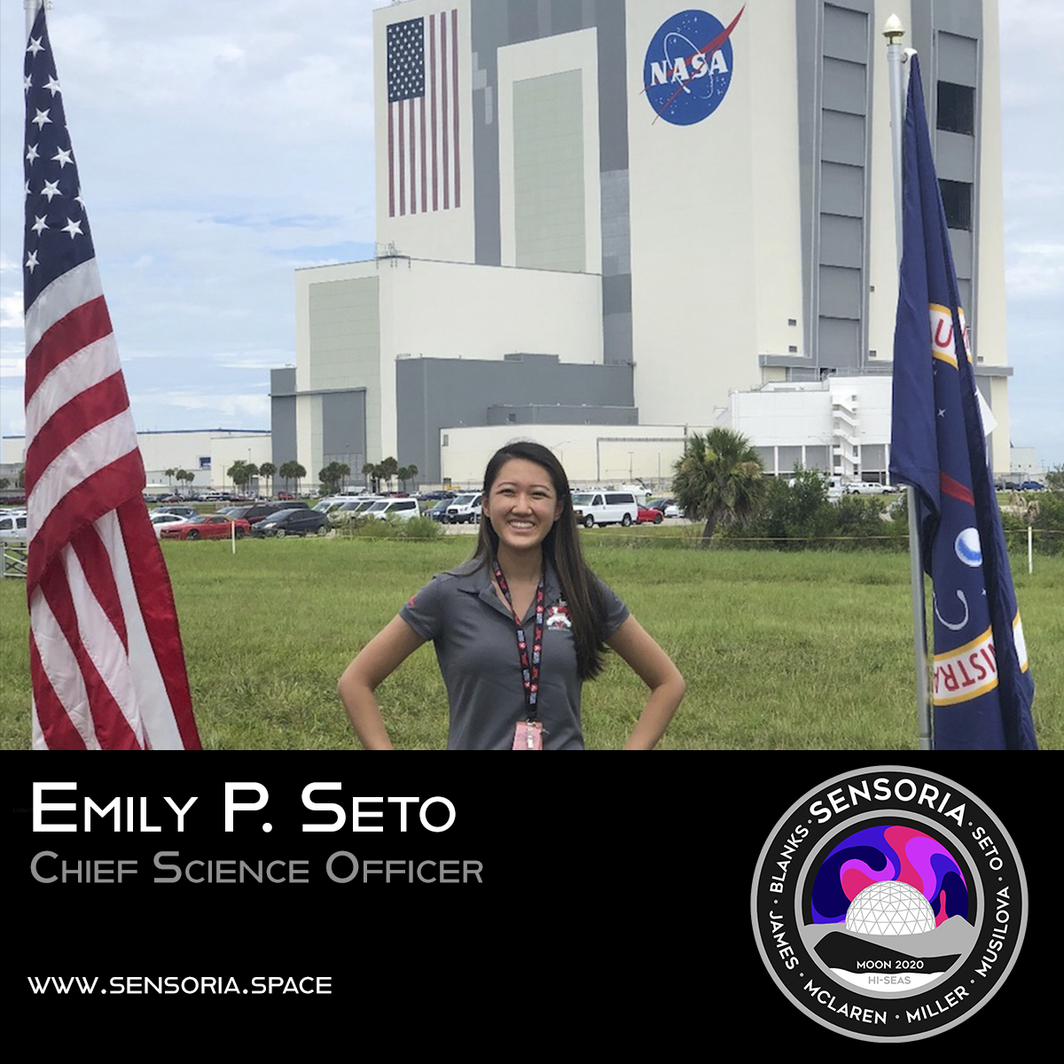 MEET THE CREW: Chief Science Officer Emily Seto is a Planetary Protection Engineer and Microbiologist. She will be testing <a href="/Honeybee_Ltd/">HoneyBee</a>'s hand-held coring drill system for use in sample acquisition out on the lava fields at <a href="/HI_SEAS/">HI-SEAS</a>.

#space #exploration #moon #mars #engineering