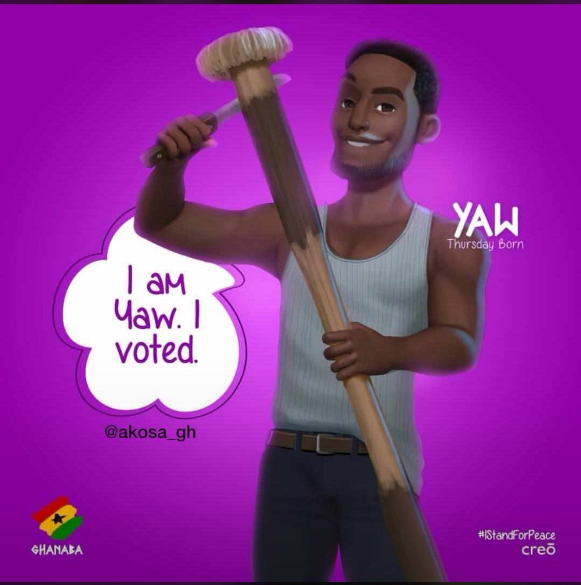 AkosaGh's tweet photo. I Voted 🗳 
#Election2020 
#ElectionHQ 
#CountEveryLegalVote 
#Election2020Gh 
#ElectionHub 
#Elections https://t.co/DmBRFJkJKI